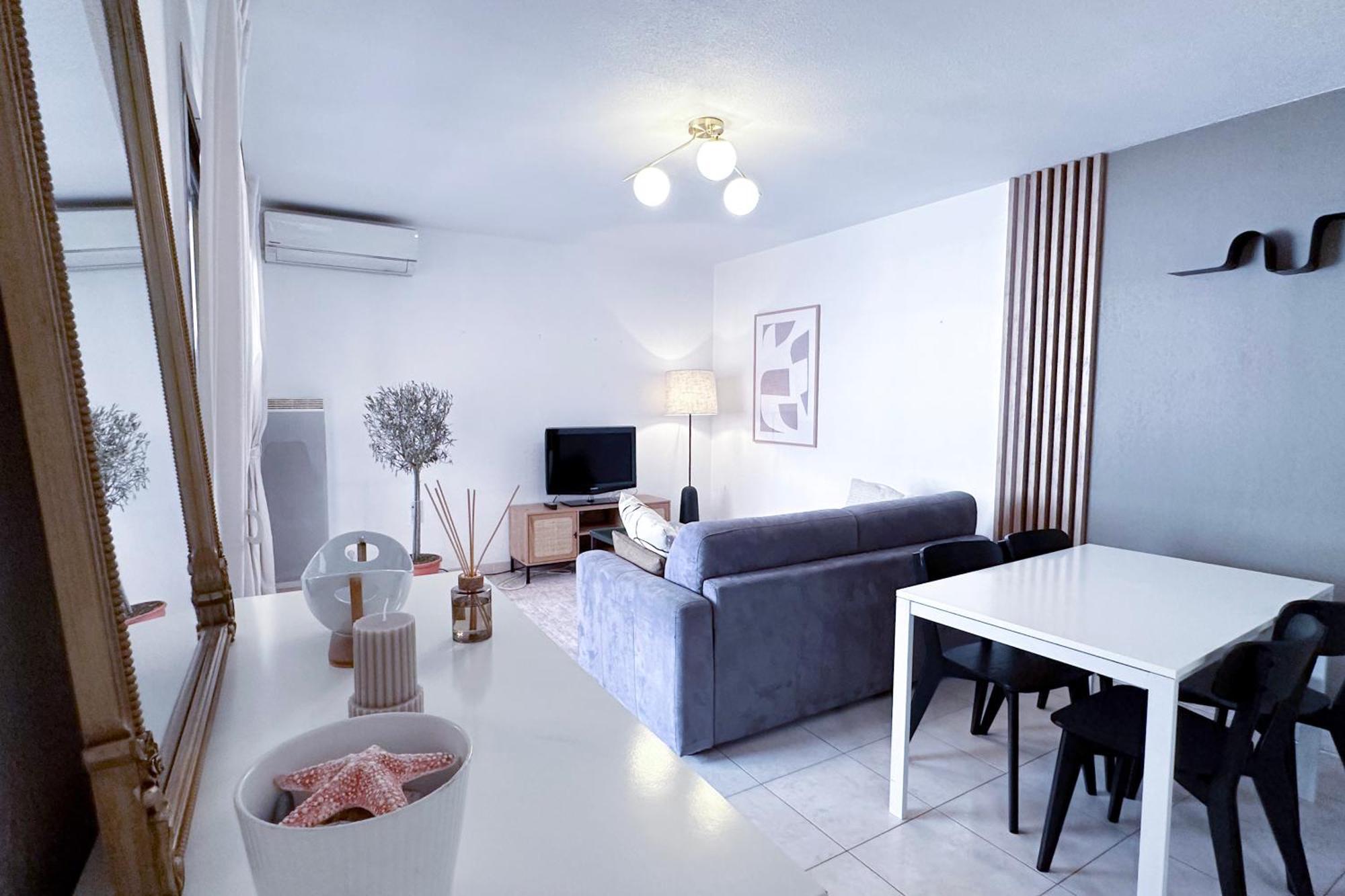 St Roch 2 - Appart 300 M De La Gare, Clim, Terrasse, Garage 앙티브 외부 사진